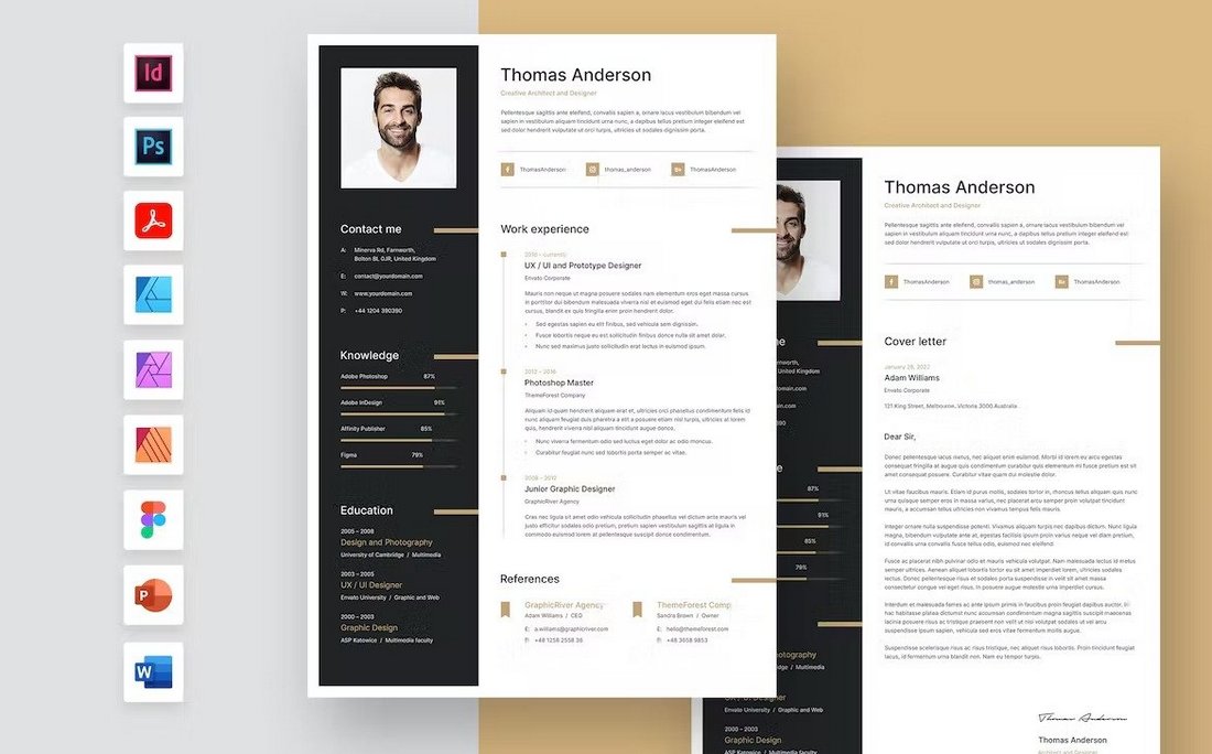 Interiorch – Figma Resume CV Template