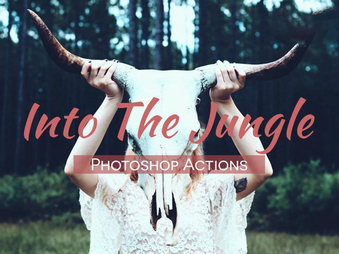 Into-The-Jungle-Photoshop-Actions 40+ Best Free Photoshop Actions 2020 design tips 