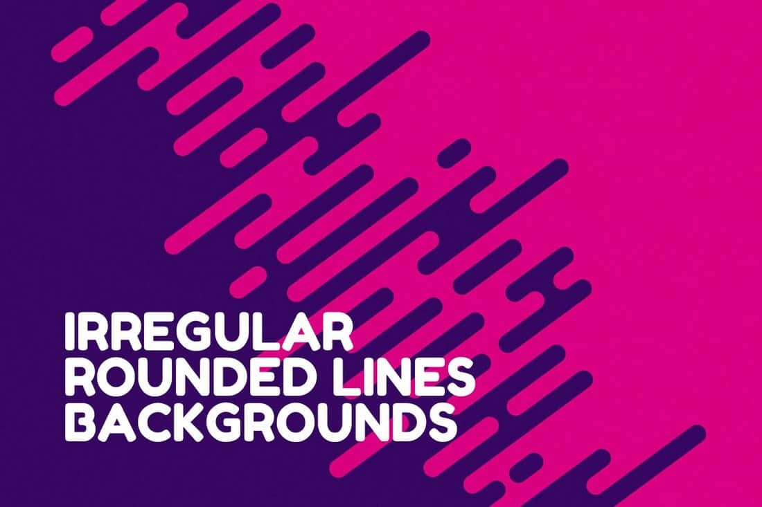 Irregular-Rounded-Lines-Backgrounds 35+ Best Line Patterns & Textures design tips