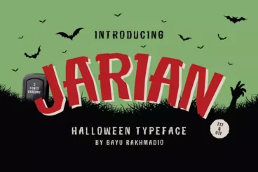 JARIAN Halloween-Style Comic Font