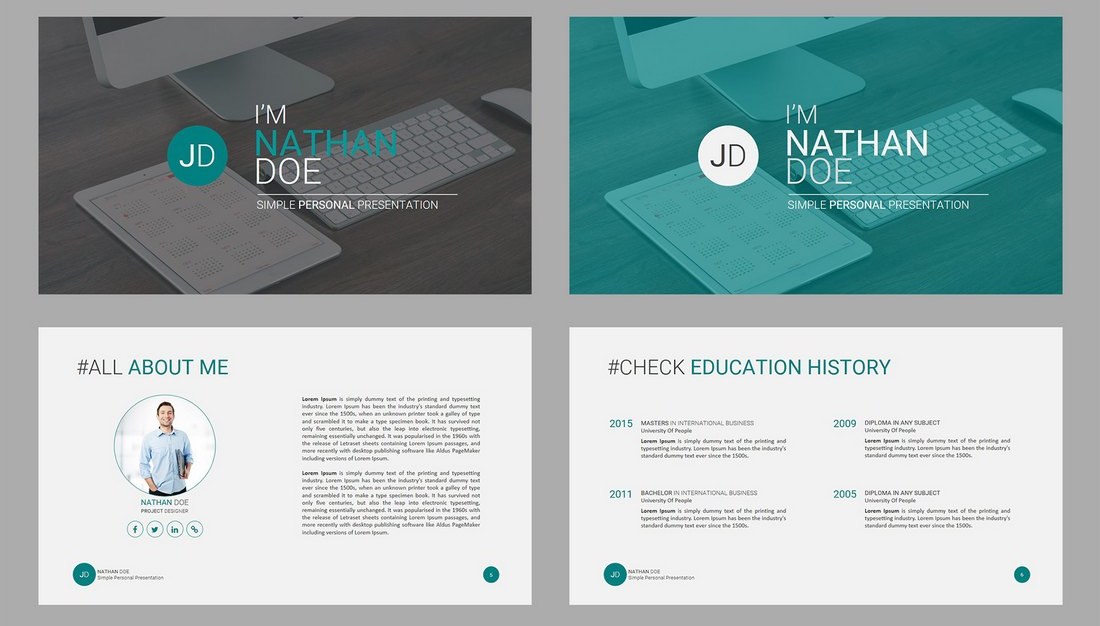 JD-Personal-Powerpoint-Presentation-Template 30+ Animated PowerPoint Templates (Free + Premium) design tips 