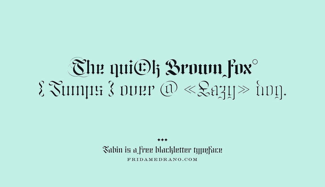 Jabin-Blackletter-Font 35+ Best Blackletter Fonts design tips 