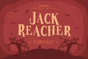 Jack Reacher Horror Comic Font