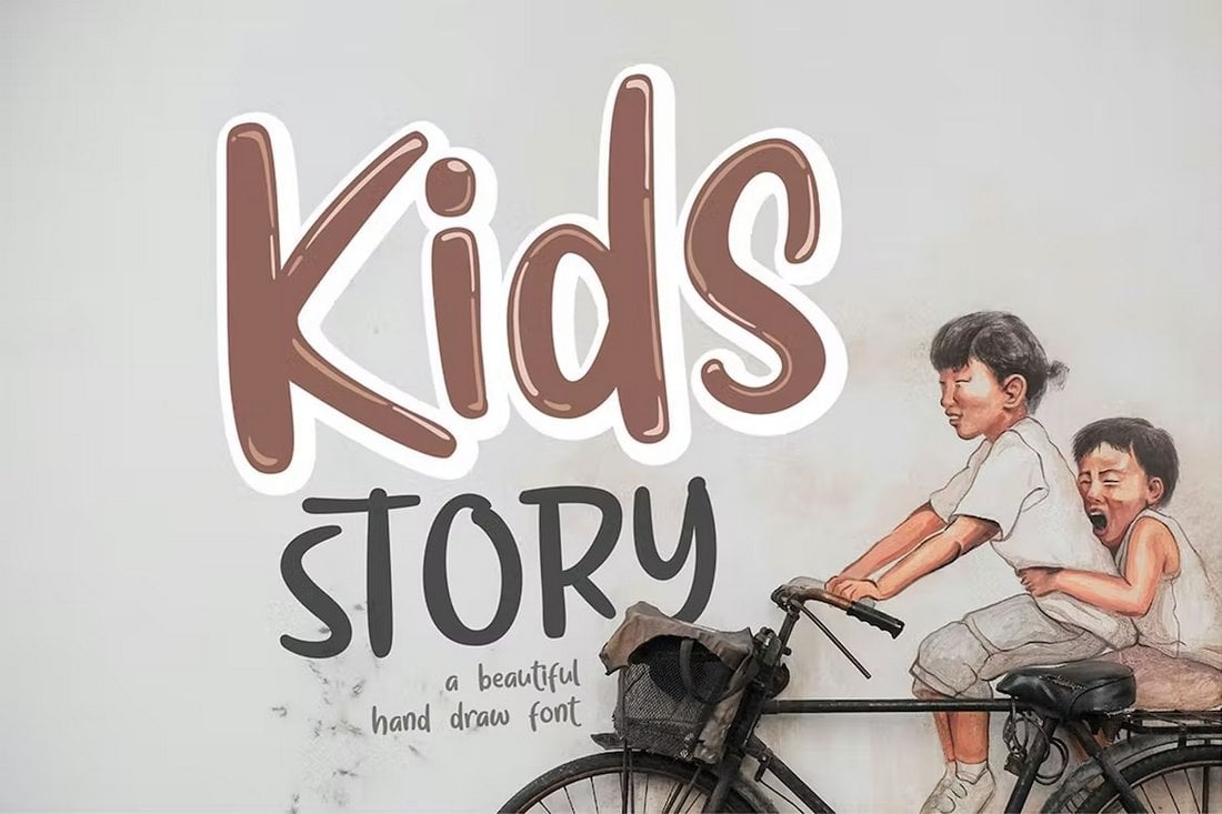 KIDS STORY - فونت کتاب کودکان
