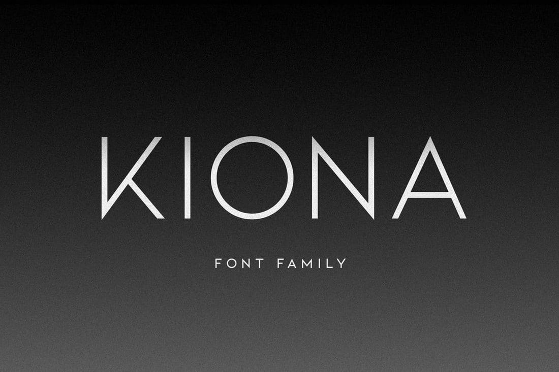 KIONA-Modern-Font 30+ Best Fonts for Business Cards design tips 