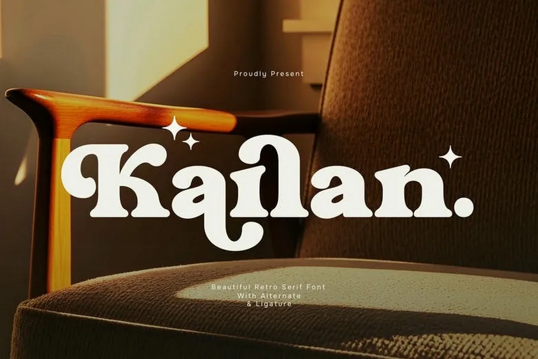 Kailan - Free Serif Logo Font
