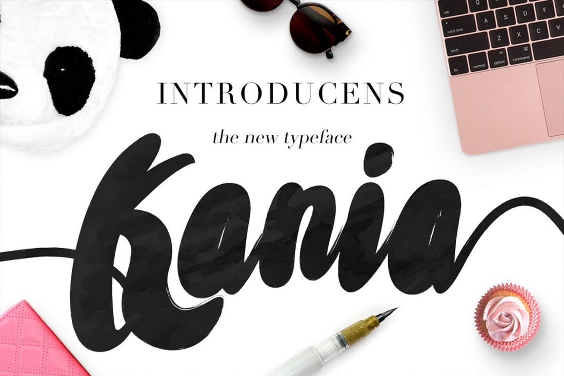 Kania-Thick-Brush-Script-Font 25+ Best Chunky Fonts 2022 design tips