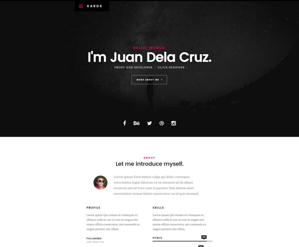 20+ Best Free Portfolio Website Tools & Templates in 2023 – My sun studio