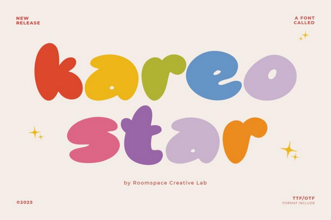Kareo Star - Free Kawaii Font