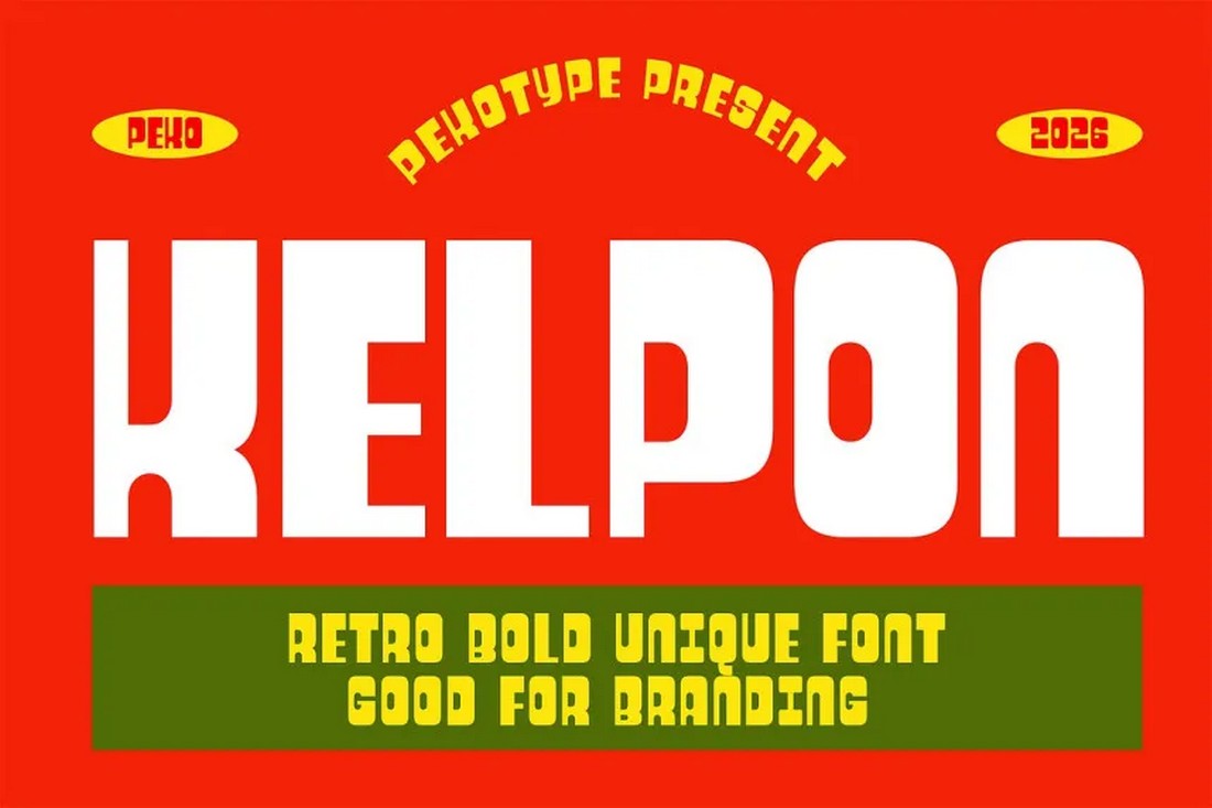 Kelpon - Free Marketing Font