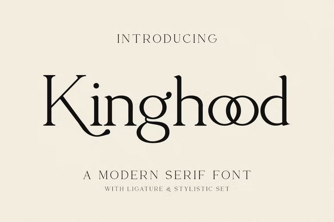 Kinghood - Corporate Business Font