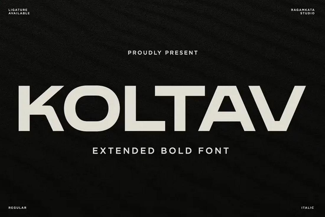 Koltav - Free Trustworthy Font