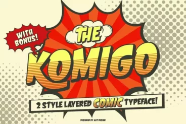 Komigo Creative Comic Font