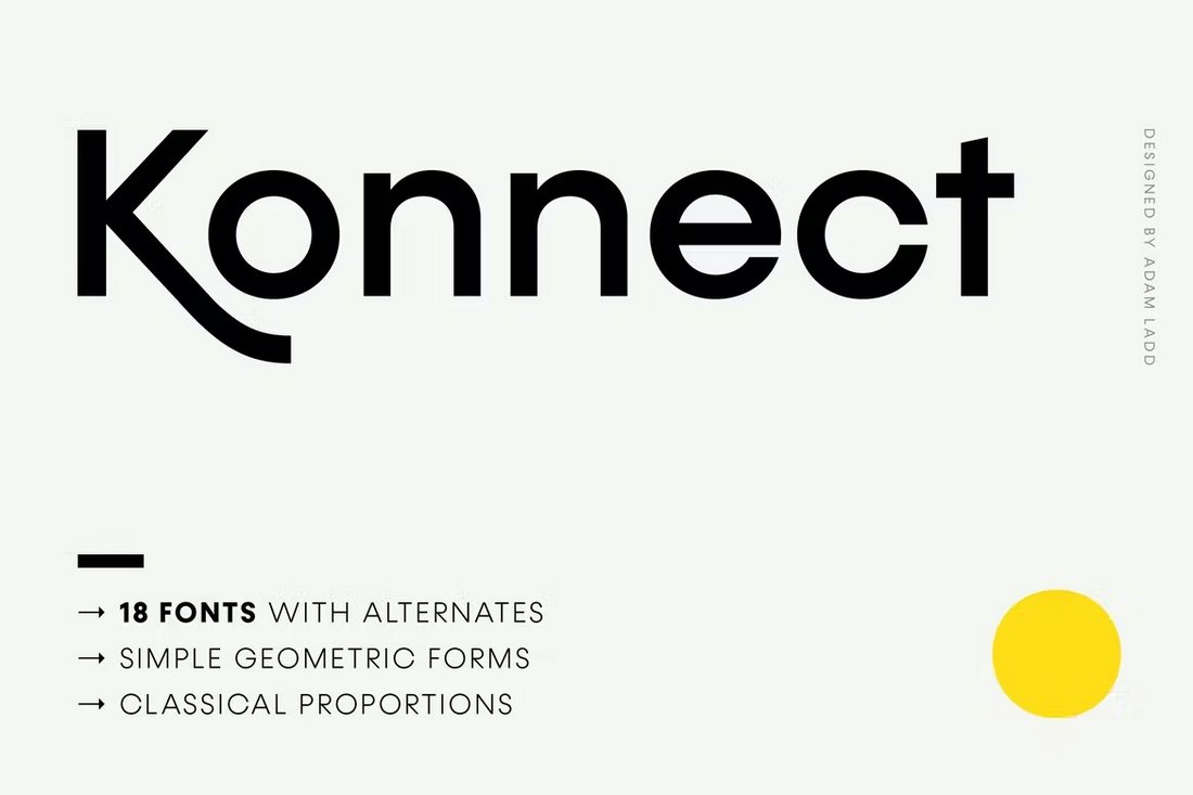 Konnect - Clean Modern Font Family