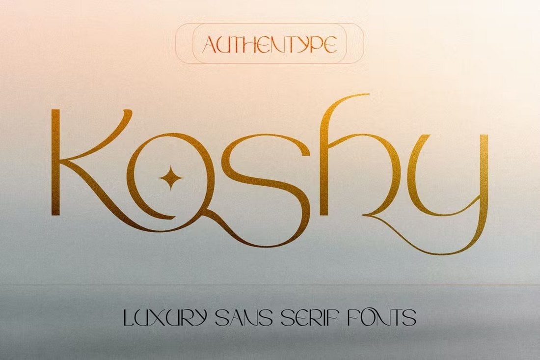 Koshy - Fonte Serifa Luxo