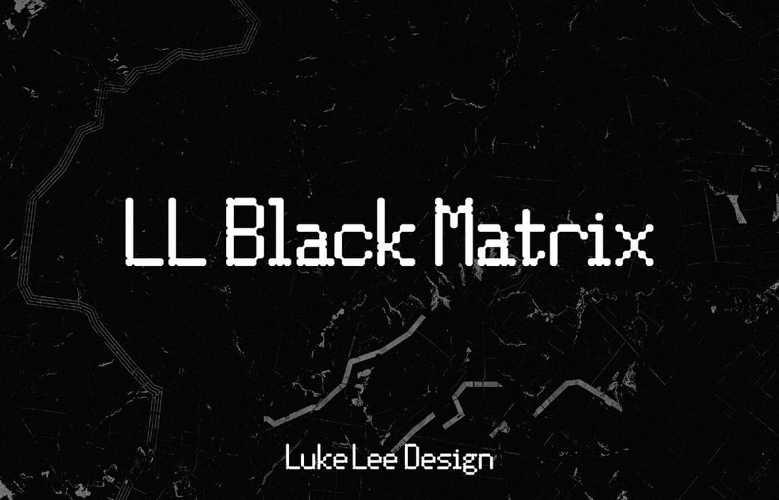 LL-Black-Matrix 25+ Best Gaming Fonts in 2021 (Free & Premium) design tips 