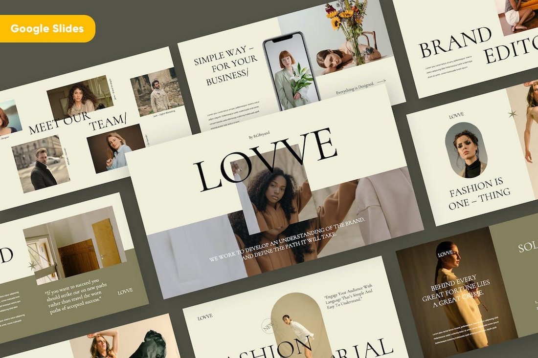 LOWWE - Aesthetic Google Slides Template