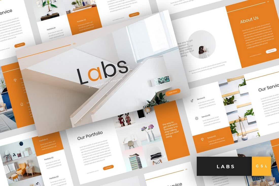 Labs - Modern Google Slides Template