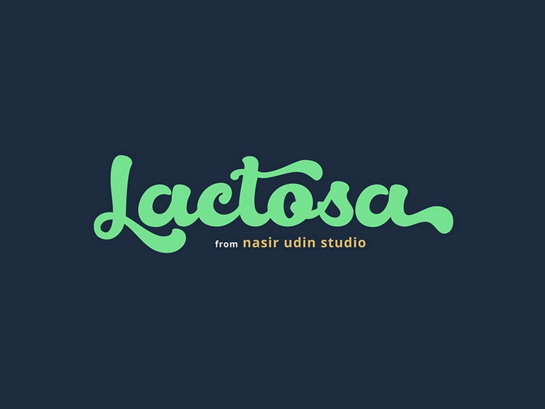 Lactosa-Bold-Script-Free 50+ Best Free Fonts for Designers 2018 (Serif, Script & Sans Serif) design tips 