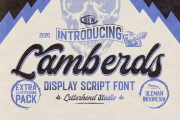 Lamberds Baseball Team Font