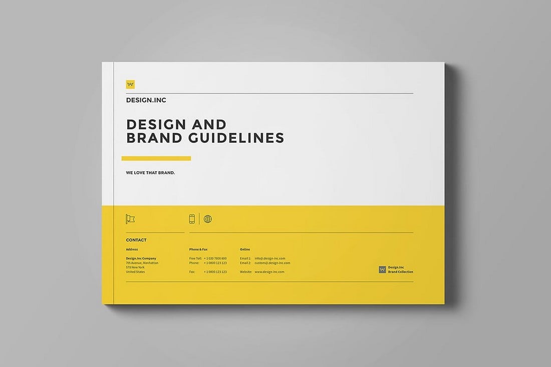 Landscape-Brand-Guidelines-Template 20+ Best Brand Manual & Style Guide Templates 2020 (Free + Premium) design tips 