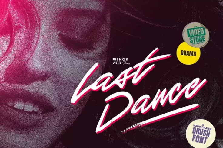 View Information about Last Dance Retro Movie Script Font