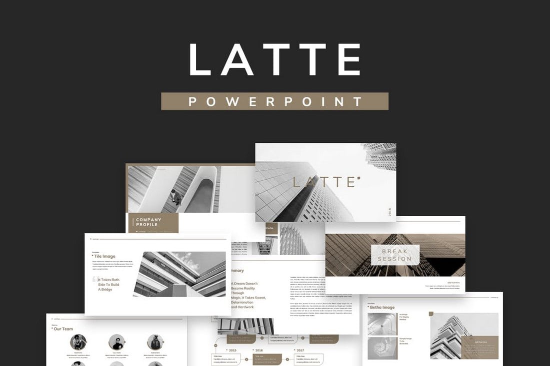 Latte-Powerpoint-Presentation-Template 20+ Modern Professional PowerPoint Templates design tips 