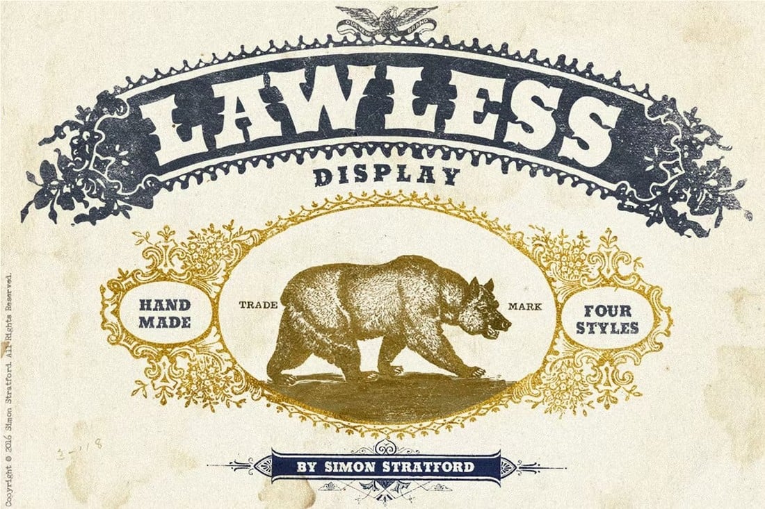 Lawless - Retro Old West Font