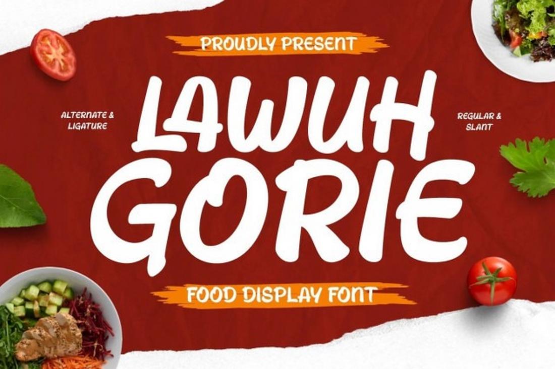 Lawuh Gorie – Fuente de visualización de alimentos gratuita