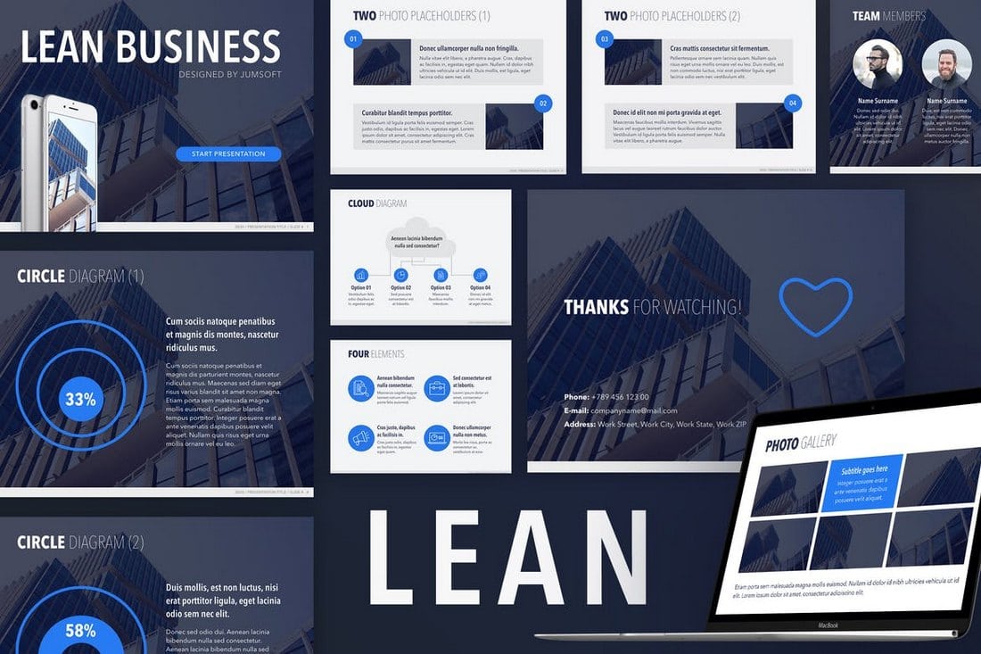 Lean-PowerPoint-Template 20+ Modern Professional PowerPoint Templates design tips 