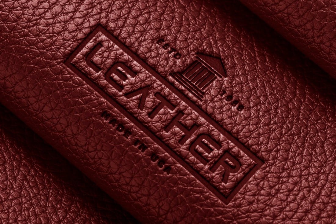 Leather Debossed Logo Mockup