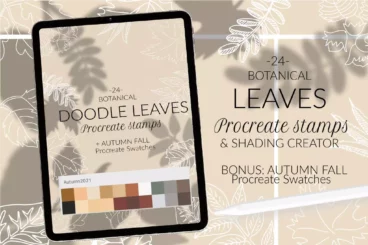 Leaves Stamps for Procreate