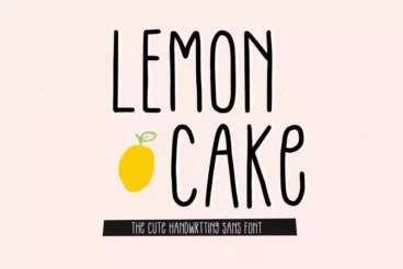 Lemon Cake Cute Handwriting Sans Font