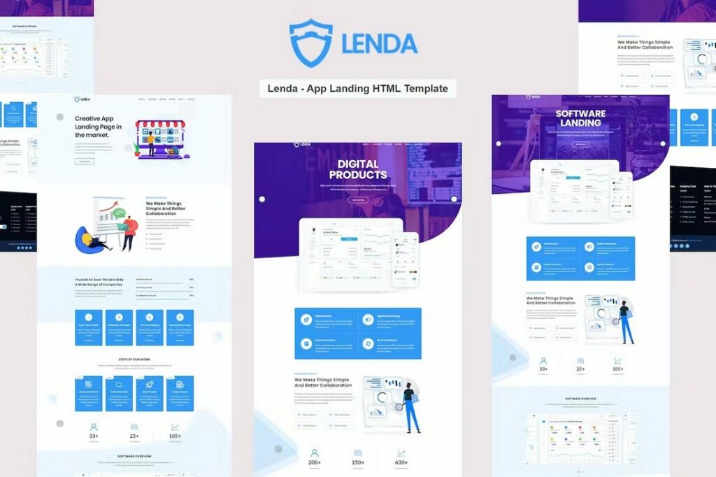 70+ Best App Landing Page Templates 2025 Design Shack