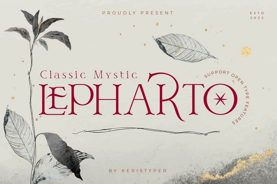 Lepharto - Mystic Fantasy Font