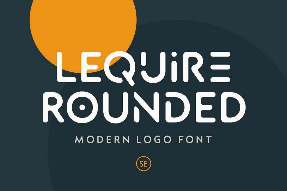 Lequire Rounded - فونت لوگوی مدرن