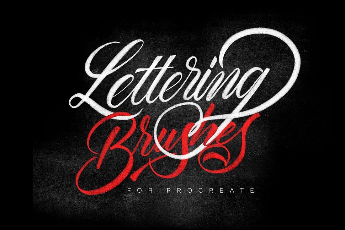 Lettering-Brushes 30+ Best Procreate Brushes design tips 