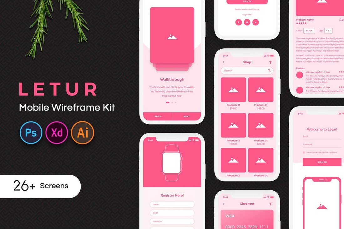 Atro Mobile UI Kit Sketch freebie - Download free resource for Sketch - Sketch  App Sources