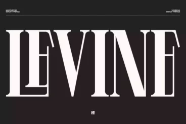 Levine Elegant Condensed Font