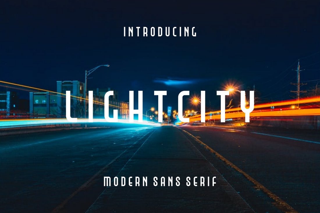 Light City - Free Modern Space Font