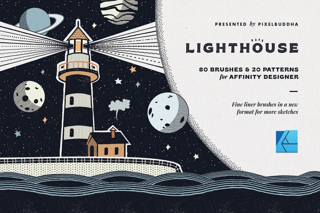 Lighthouse-Liner-Affinity-Designer-Brushes 15+ Best Affinity Designer Brushes design tips 