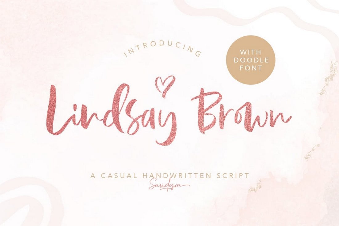 Lindsay-Brown-Script 50+ Best Hand Lettering & Handwriting Fonts 2021 design tips 