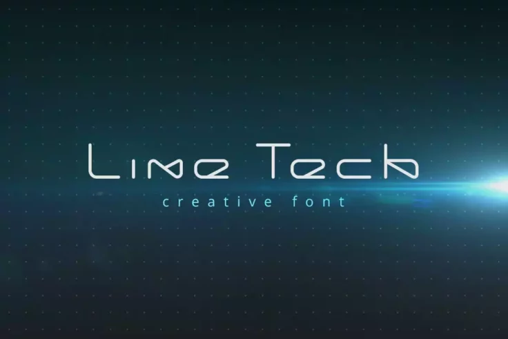 View Information about LineTech Futuristic Font