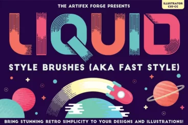 Liquid Style Illustrator Brushes