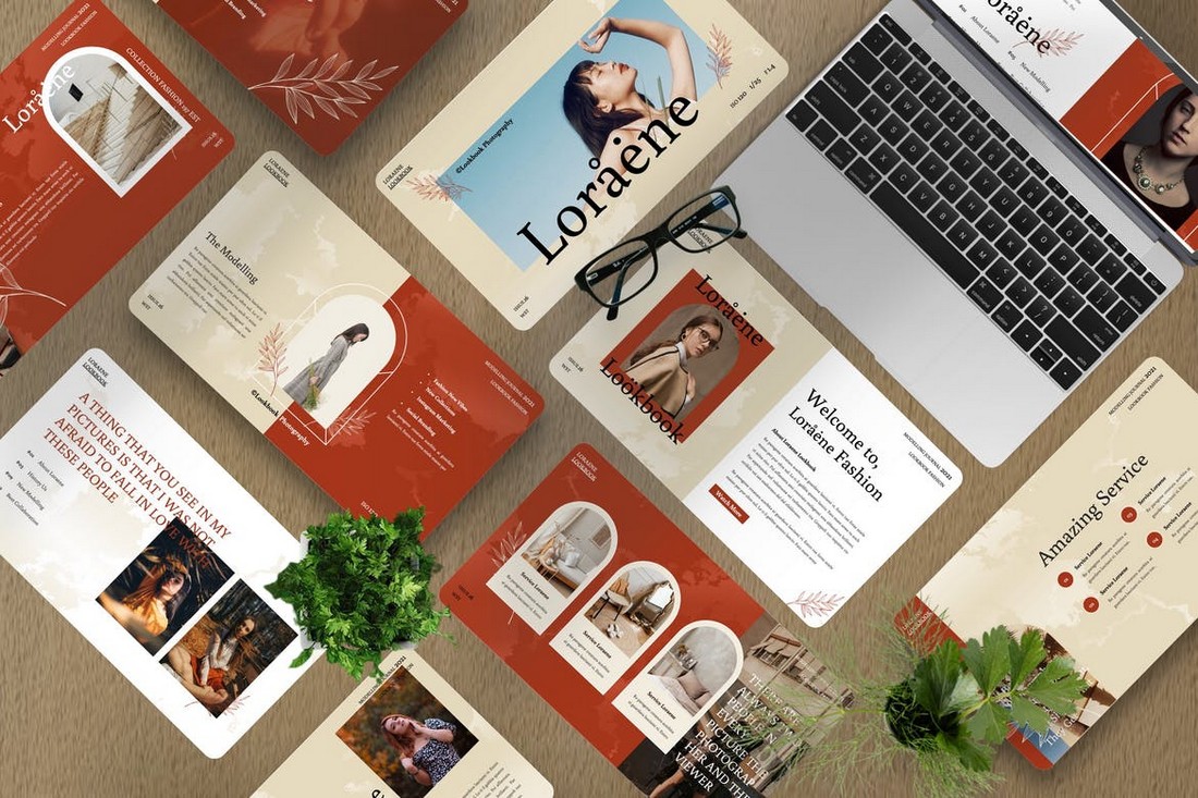 Loraene - Fashion Google Slides Template