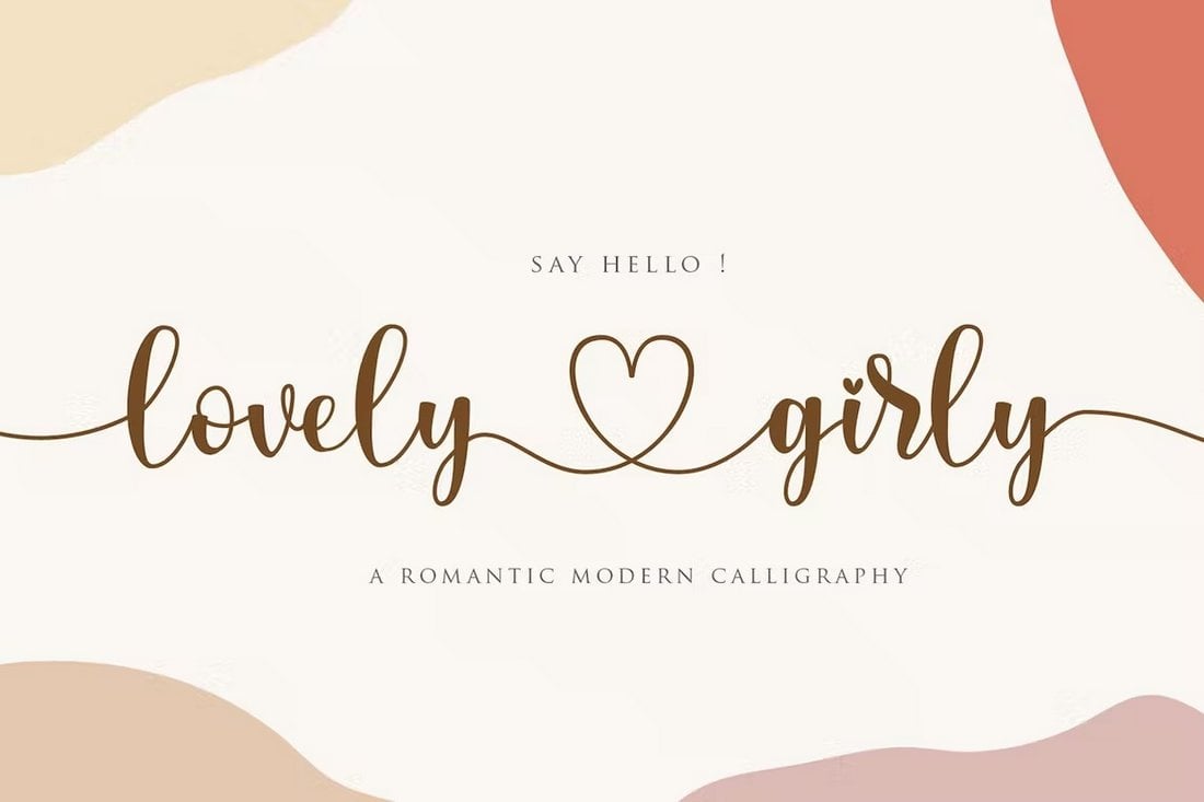 Lovelygirly - Romantic Calligraphy Font