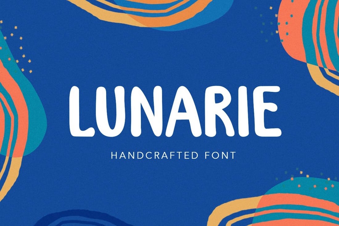 Lunarie-Handmade-Simple-Font 25+ Best Friendly & Simple Fonts in 2022 (Free & Premium) design tips 