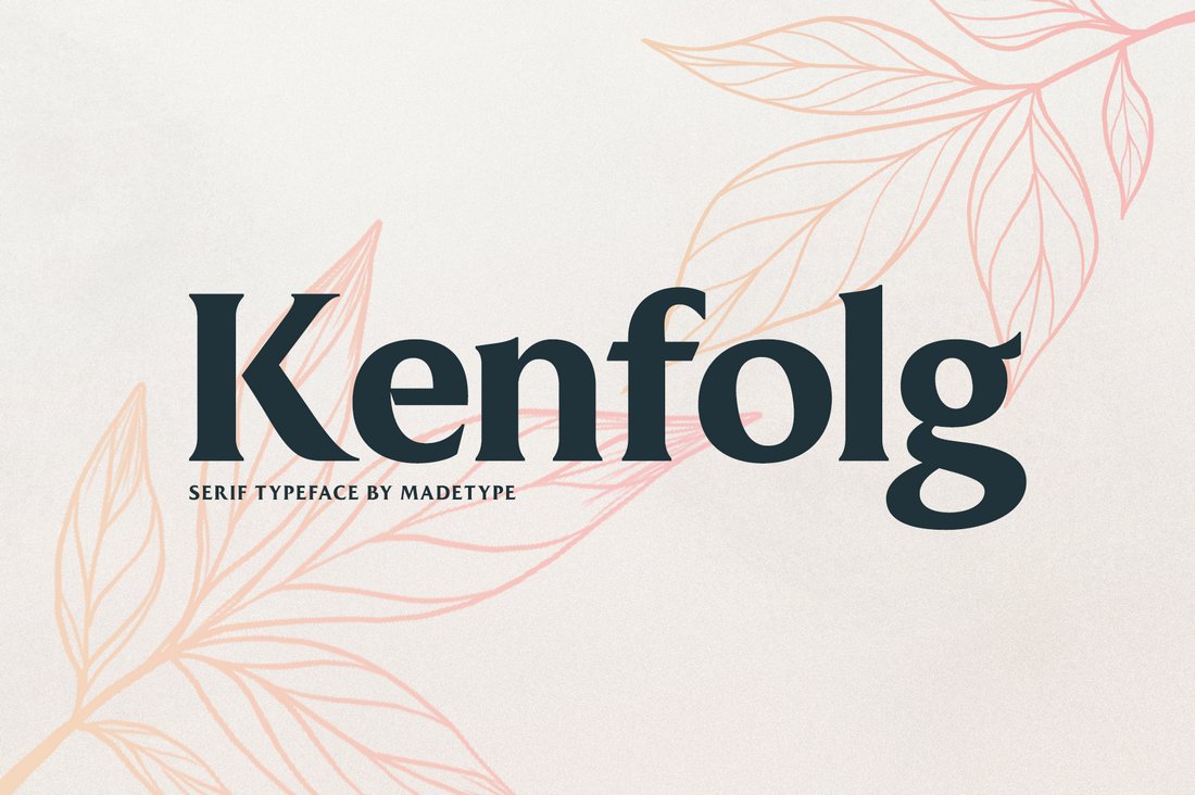 MADE Kenfolg - Free Serif Display Font