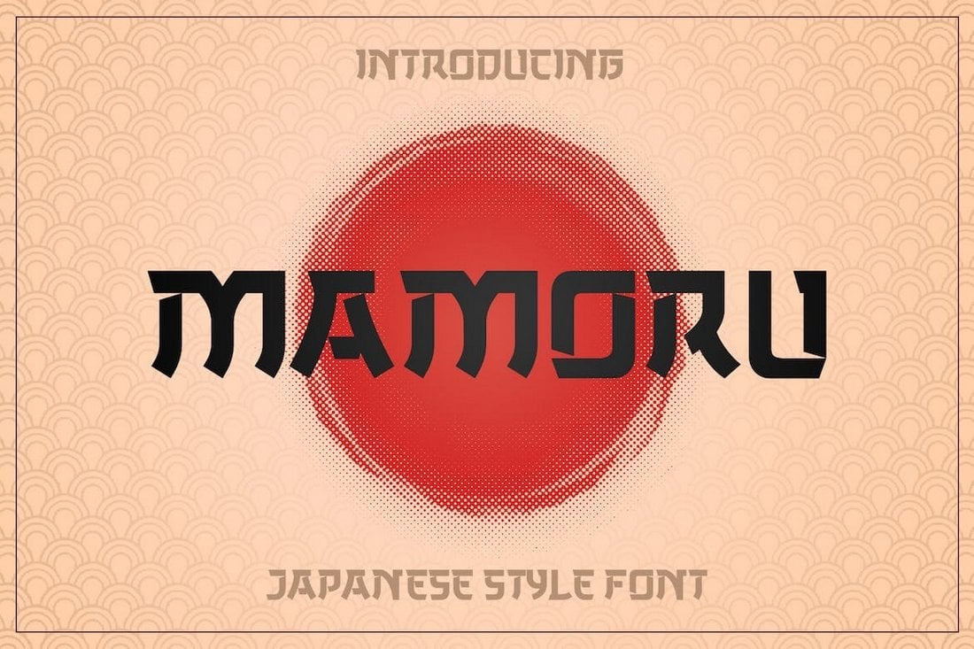 MAMORU - Traditional Asian Font