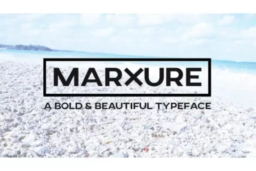 MARXURE Bold Headline Typeface